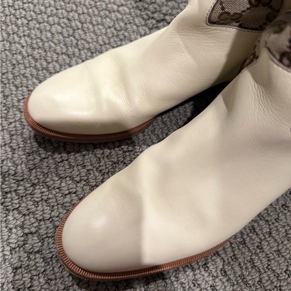 Gucci tall riding boots GG size 8 - Picture 2 of 13
